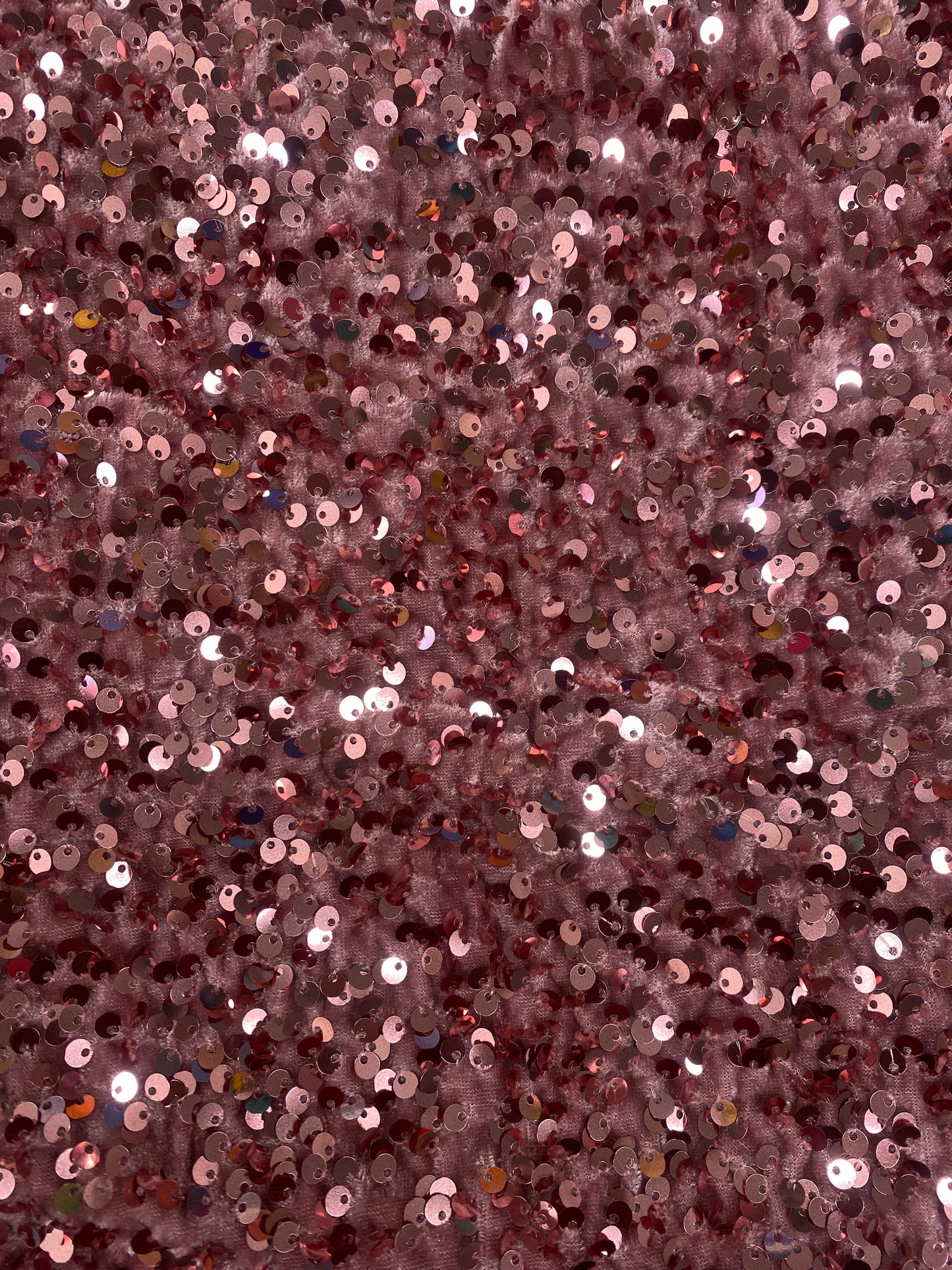 Pink Sequenced Velvet