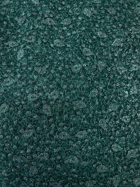 Green Glitter Lace