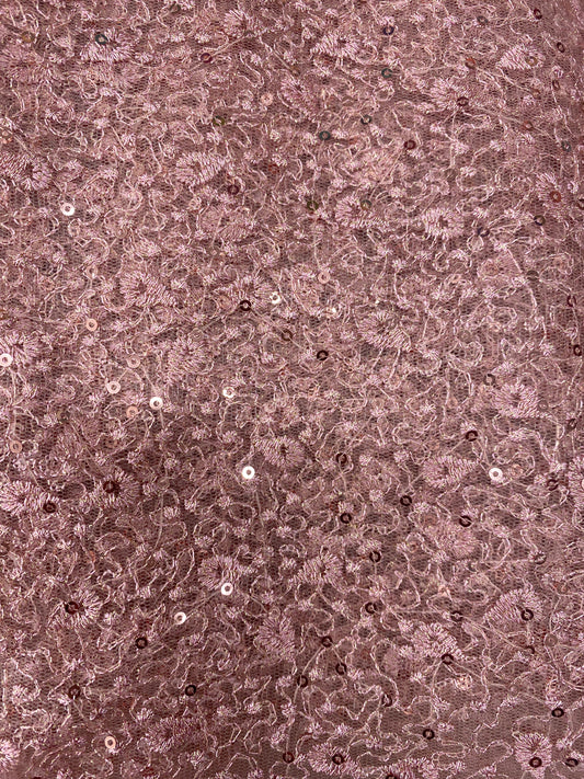 Pink Glitter Lace