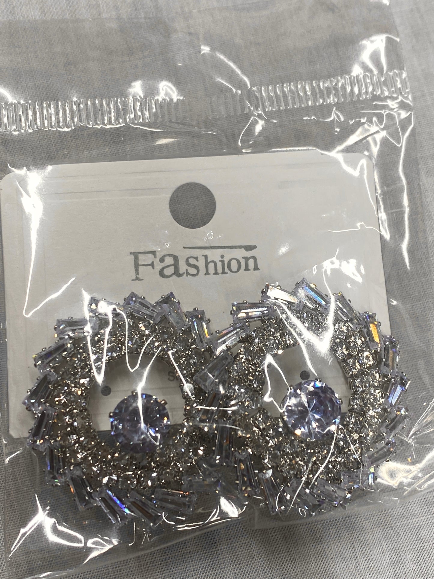 Diamond Eye Silver Earring