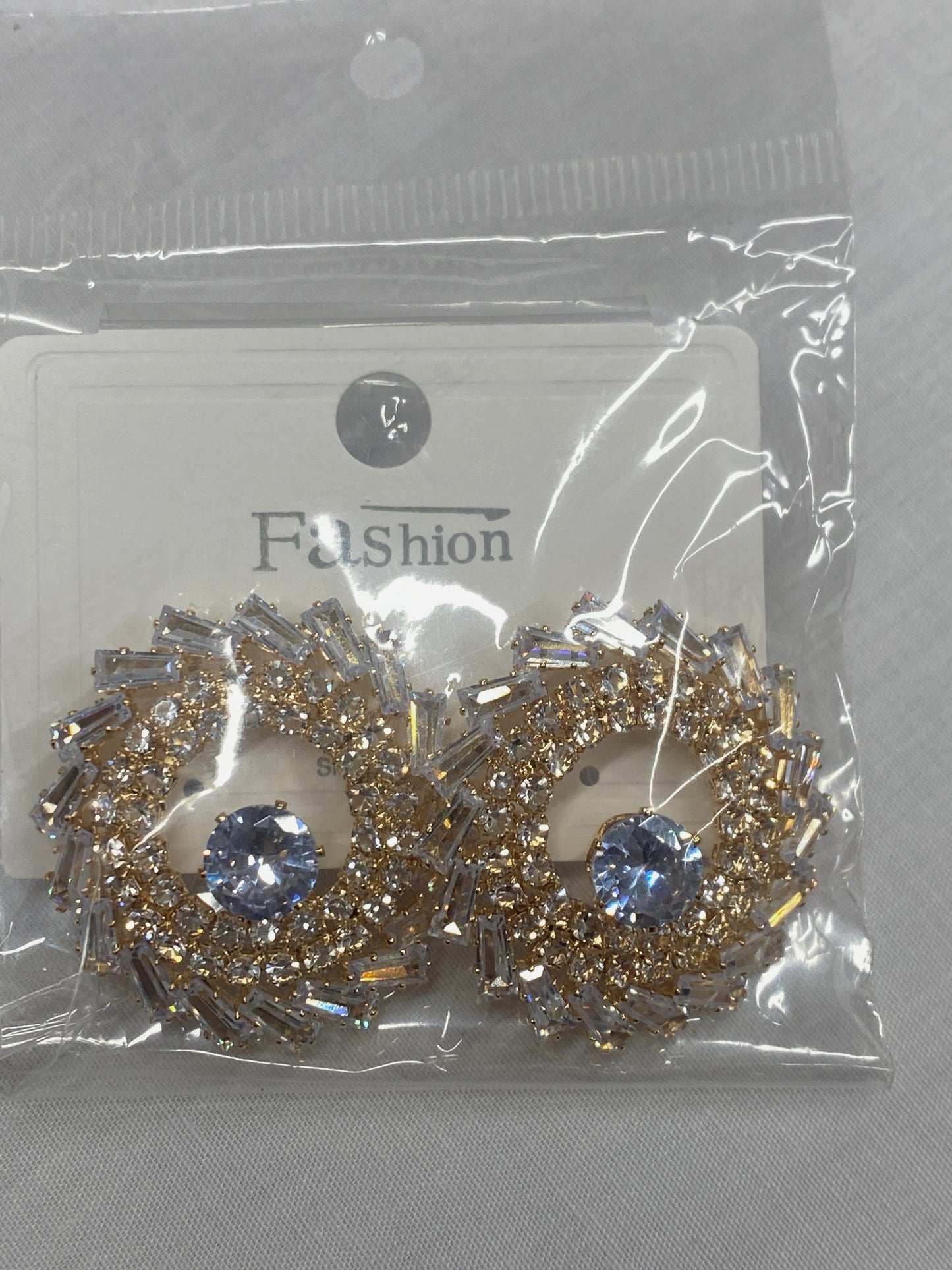 Diamond Eye Gold Earring