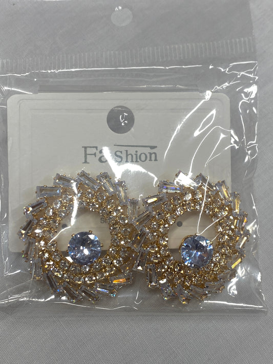 Diamond Eye Gold Earring
