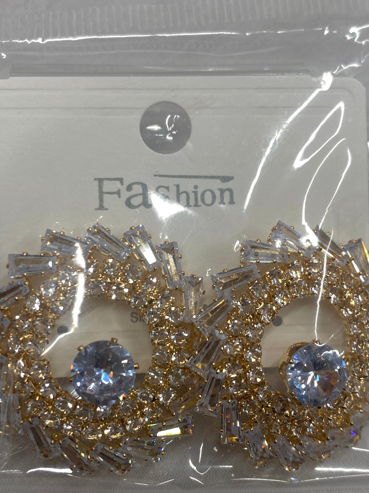 Diamond Eye Gold Earring
