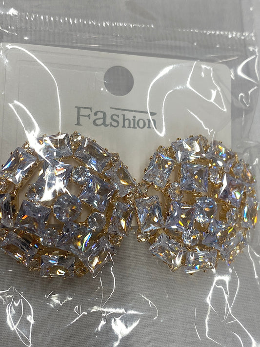 Gold Diamond Earrings