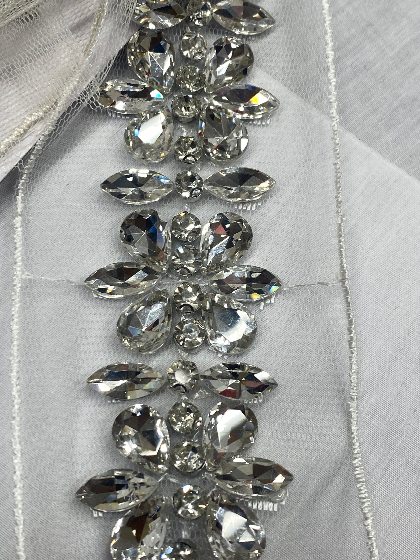 Floral Diamond Crystal Trimmings