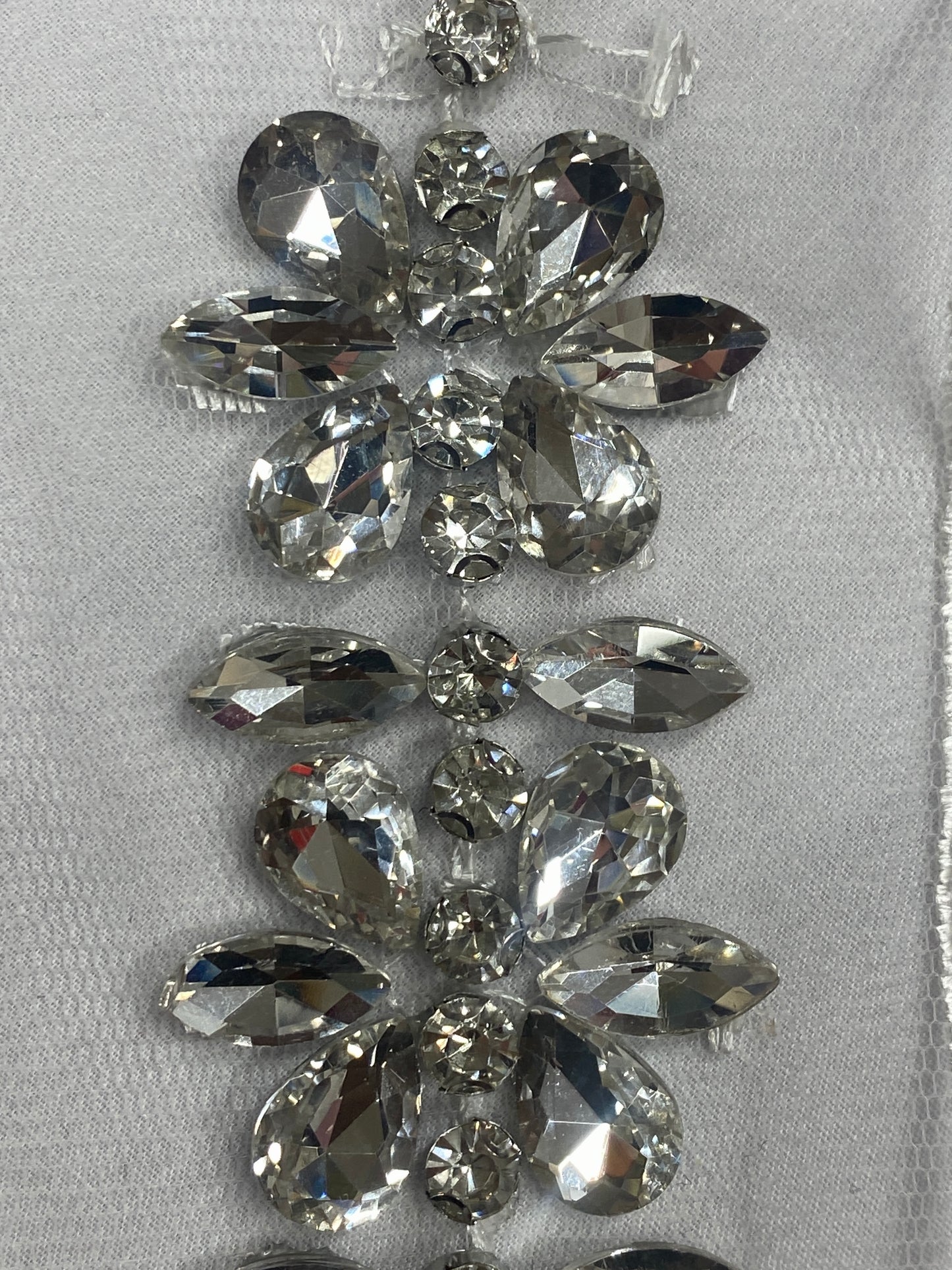Floral Diamond Crystal Trimmings