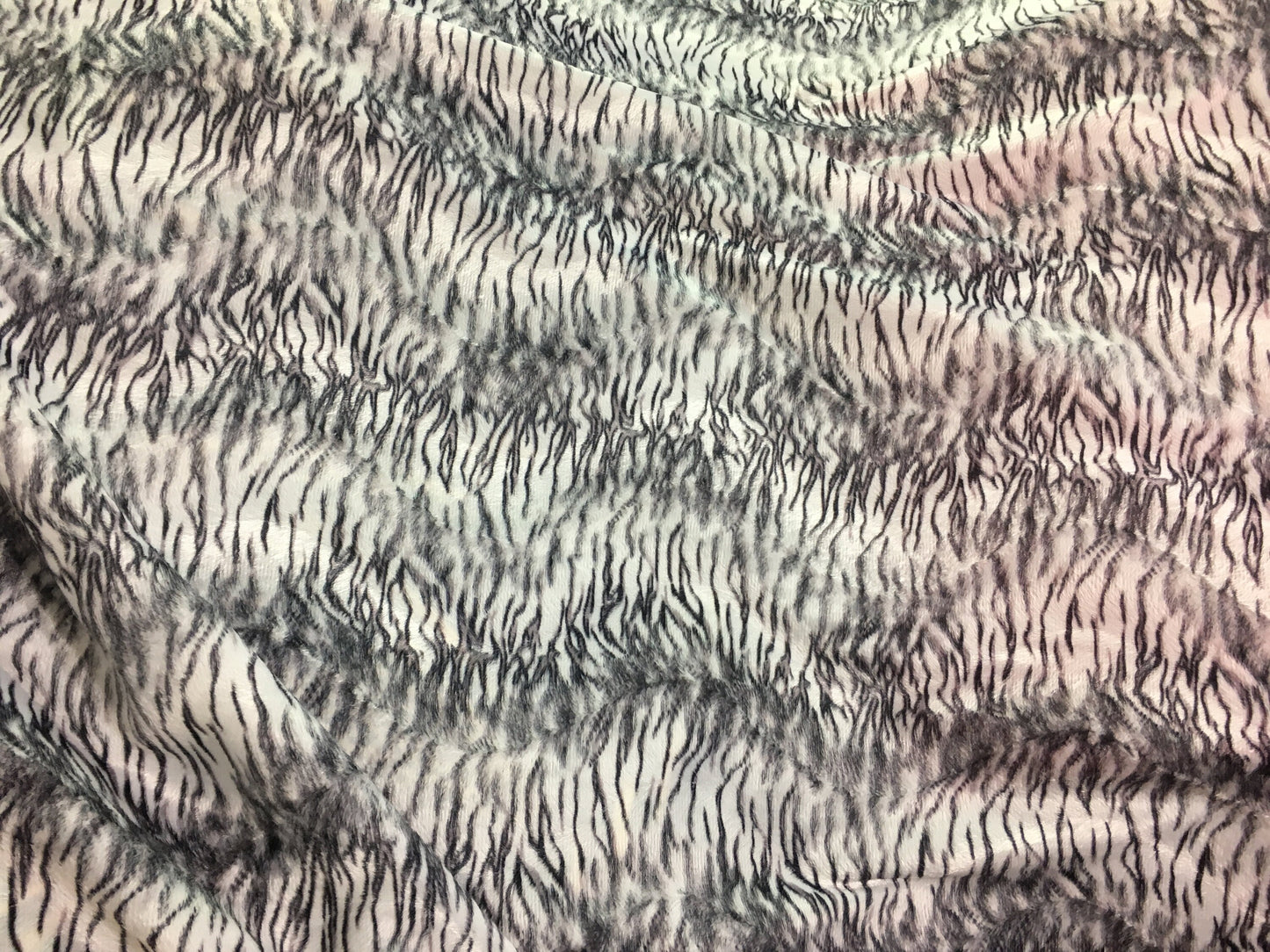 Zebra Patterned Velvet