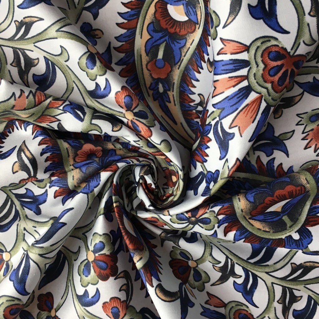 Multicoloured Paisley Fabric