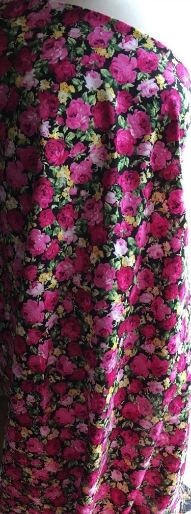 Multicoloured Floral Cotton Fabric