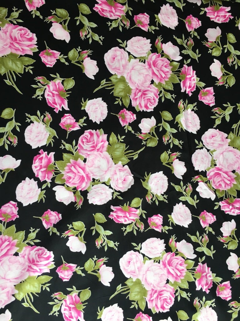 Pink Floral Cotton