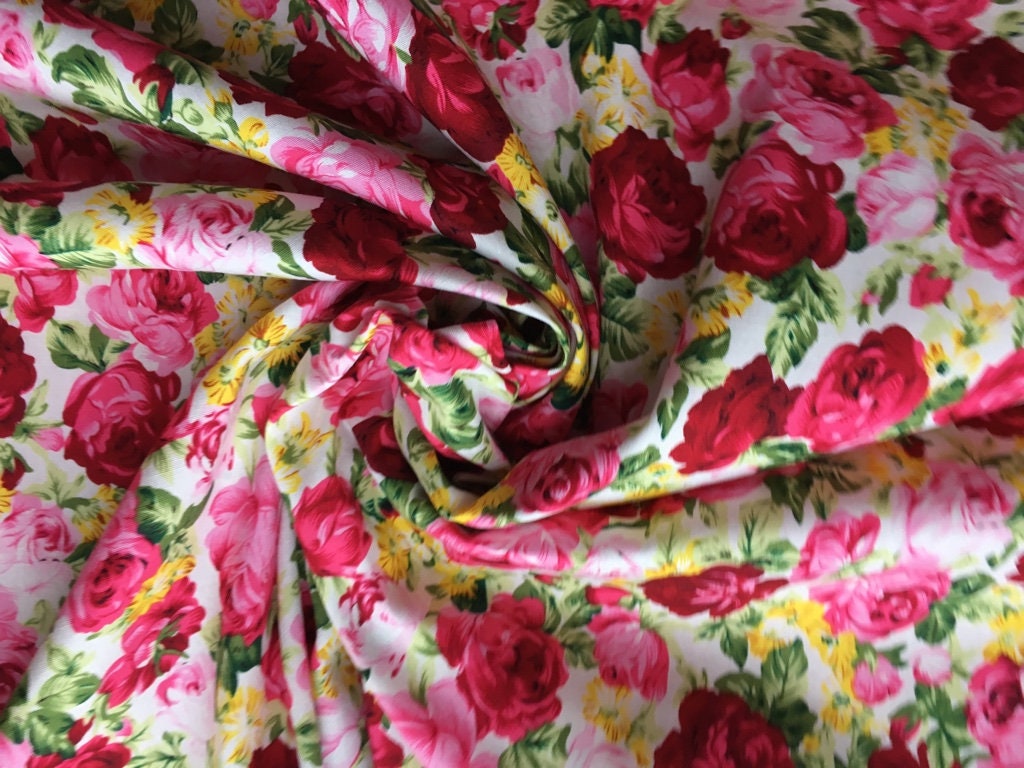 Rose Floral Cotton