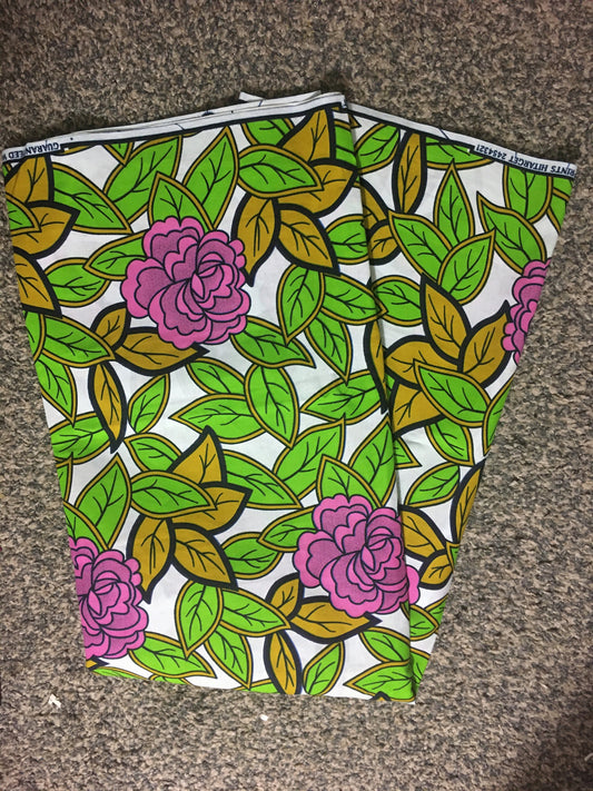 Multicoloured African Fabric