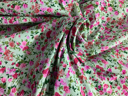 Floral Polycotton