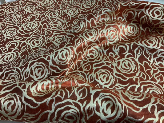 Floral Metallic Brocade