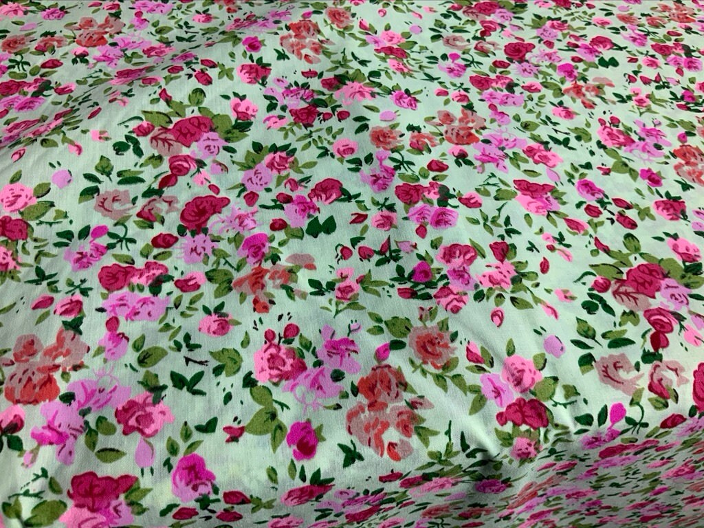 Floral Polycotton