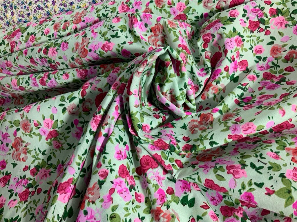 Floral Polycotton