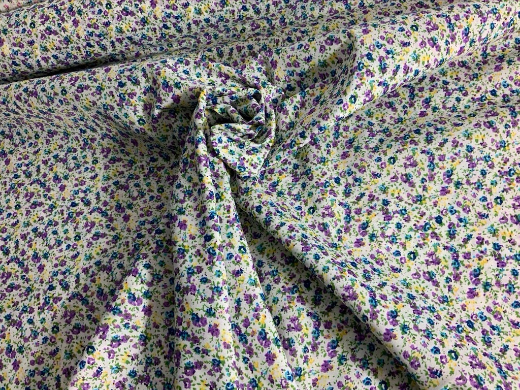 Floral Polycotton