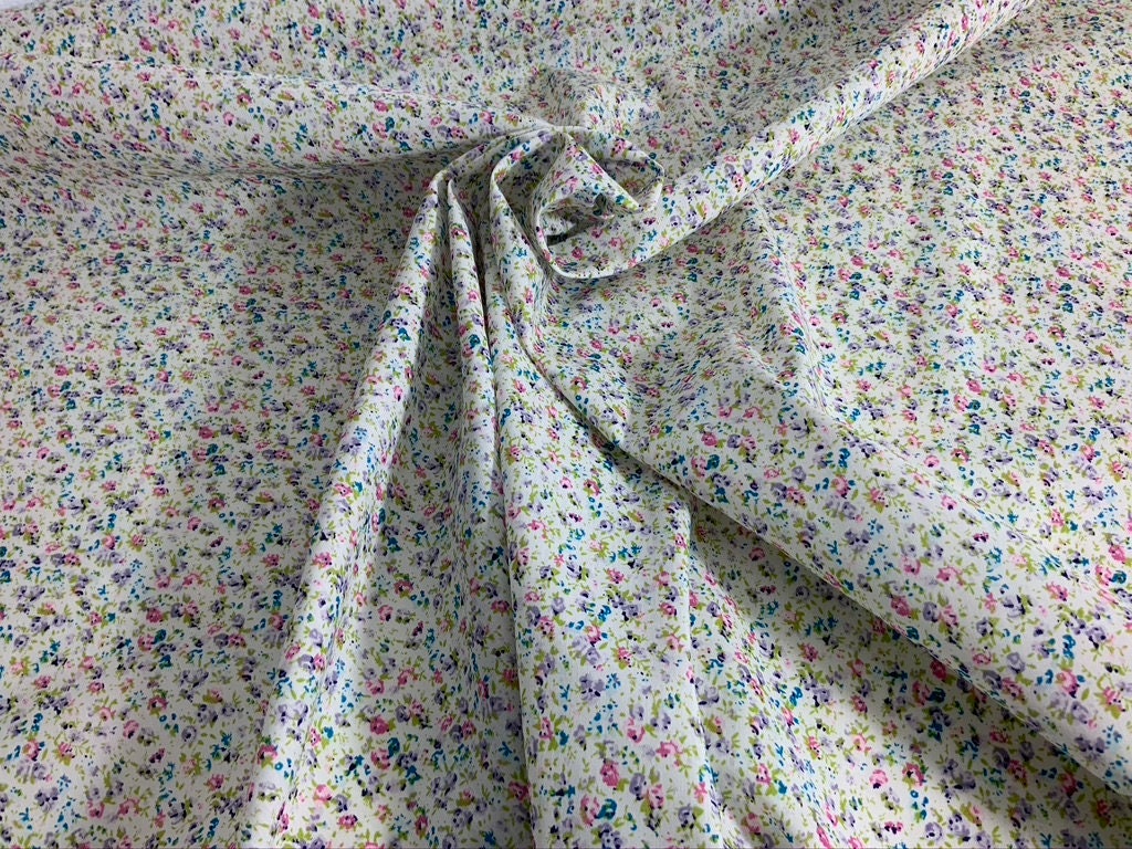 Floral Polycotton