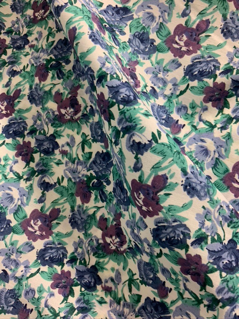 Floral Polycotton
