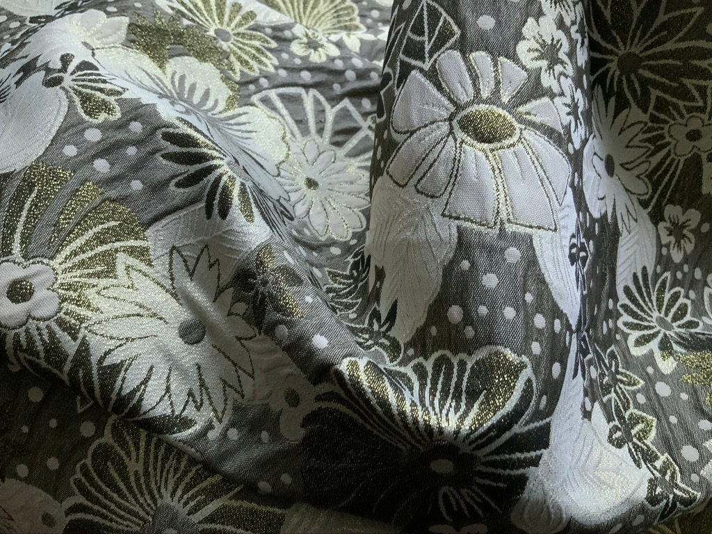 Floral Metallic Brocade