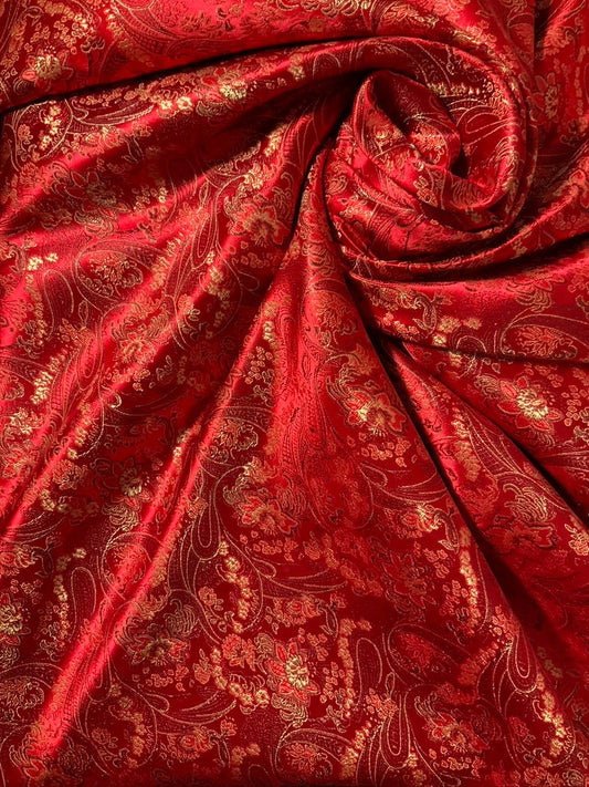 Reflective Floral Brocade