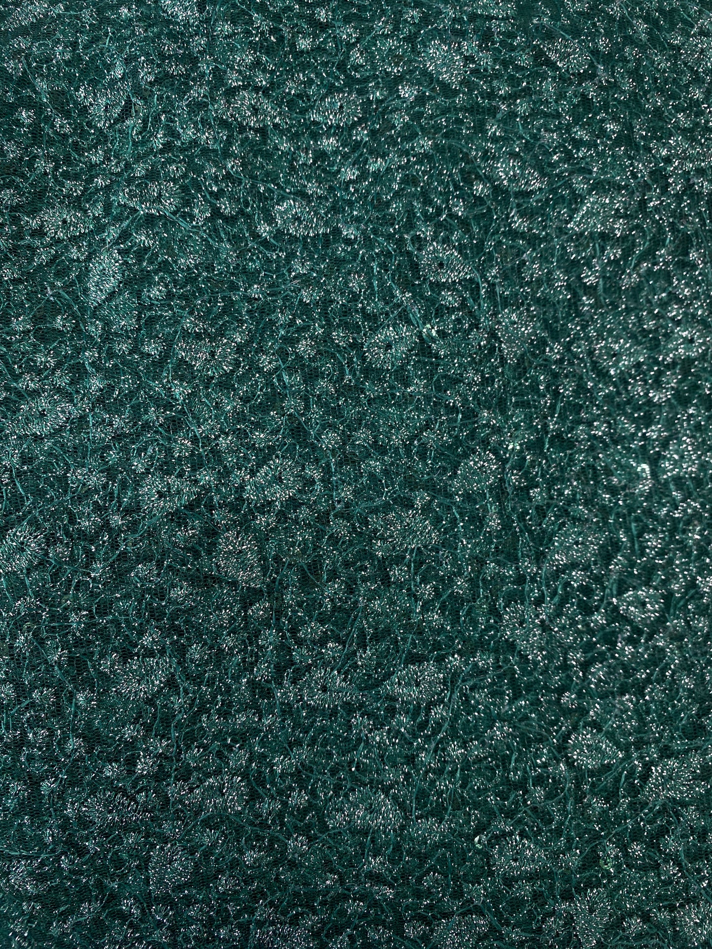 Green Glitter Lace