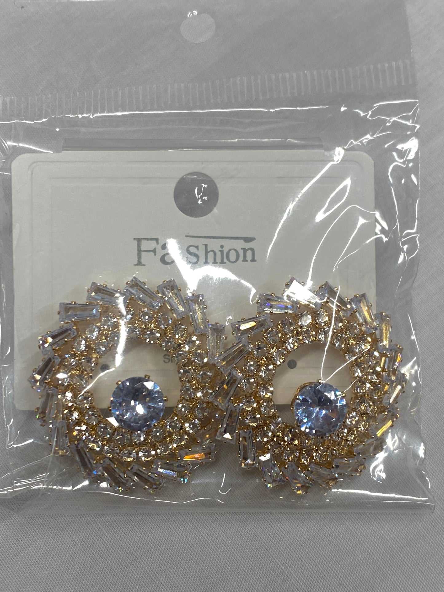 Diamond Eye Gold Earring