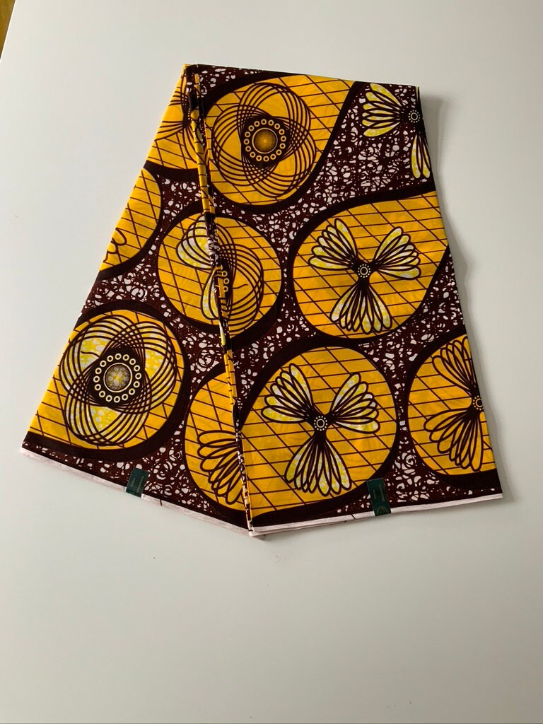 Quality 6yrds African Wax Print - Ankara -   Brilliant Mulicolour Fabric