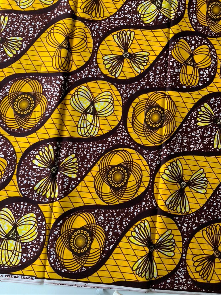 Quality 6yrds African Wax Print - Ankara -   Brilliant Mulicolour Fabric