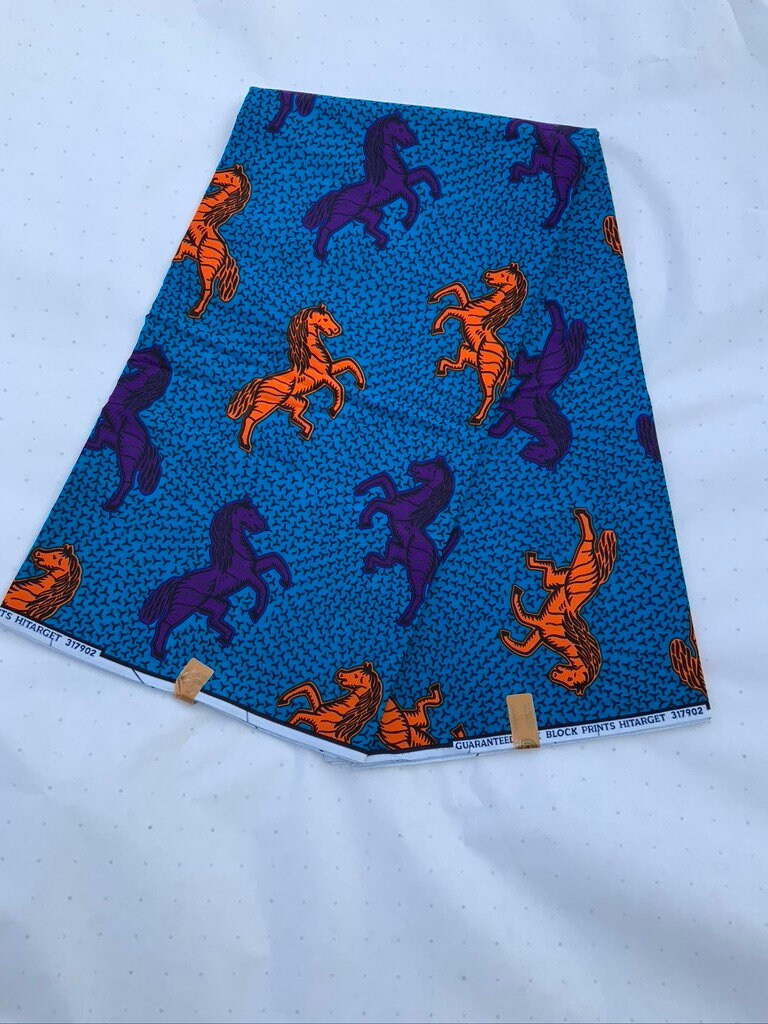 6 yrds High Quality African Wax Print - Ankara -  Brilliant Colour