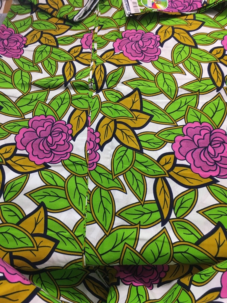 Multicoloured African Fabric