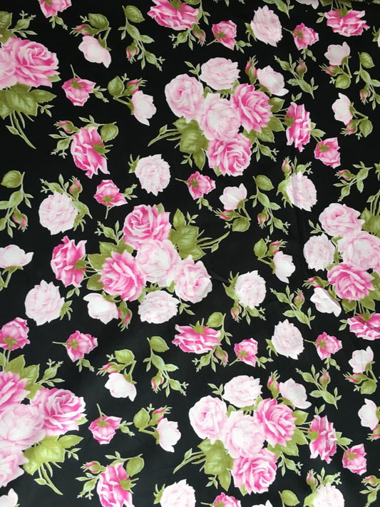 Pink Floral Cotton
