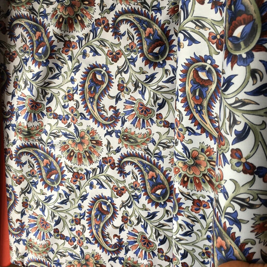 Multicoloured Paisley Fabric