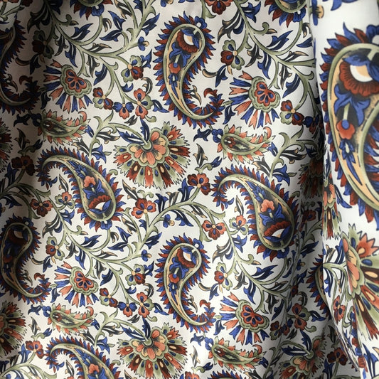 Multicoloured Paisley Fabric