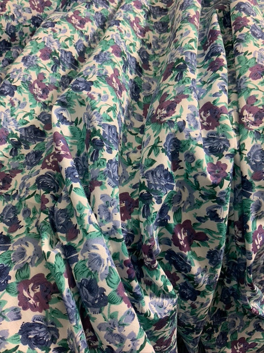 Floral Polycotton