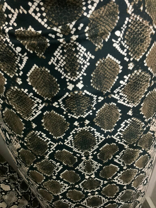 Snake Skin Cotton Jersey