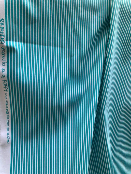 Candy Stripe Cotton Poplin