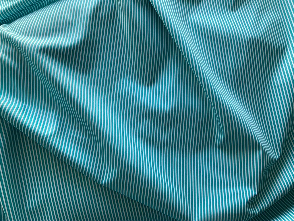 Candy Stripe Cotton Poplin